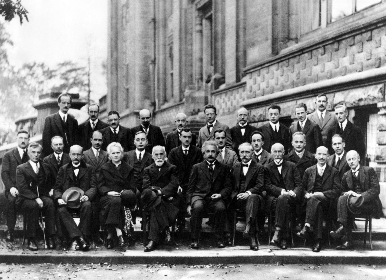Albert Einstein at Sovay Conference 1927
